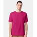 ComfortWash by Hanes GDH100 Men's Garment-Dyed T-Shirt in Peony Pink size Large | Cotton