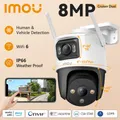 IMOU Cruiser Dual 8MP Dual Lens Telecamera PT per esterni Telecamera IP di sicurezza domestica Telecamera di sorveglianza con rilevamento di persone e veicoli AI