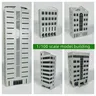 Modello di assemblaggio di edifici in plastica in scala 1: 100 di scene di edifici a vita alta di