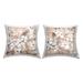 Stupell Birds Among Cherry Blossoms Printed Throw Pillow Set by Carol Robinson (Set of 2)