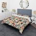 Designart "Urban Serenity I" Modern Bed Cover Set With 2 Shams