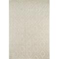 Tapis salon motif losange en 3D crème - 120x170 cm