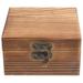 Rustic Wooden Storage Box Desktop Trinket Box Latch Souvenir Storage Case