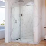 Dreamline Elegance-LS 56 3/4 - 58 3/4 in. W x 72 in. H Frameless Pivot Shower Door in Chrome SHDR-4328300-01