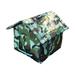 Pet Supplies VWRXBZ Outdoor Cats House Outdoor Waterproof Pet Kennel Cold-proof Tent Cats Kennel Dog Kennel Oxford Cloth Pet Bed Removable and Washable Stray Cats House Cats Kennel