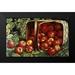 Prentice Levi Wells 24x16 Black Modern Framed Museum Art Print Titled - Basket of Apples
