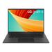 LG gram 14Z90R-Q.APB4U1 - Intel Core i5 - 1350P / up to 4.7 GHz - vPro - Win 11 Pro - Intel Iris Xe Graphics - 16 GB RAM - 265 GB SSD NVMe - 14 IPS 1920 x 1200 - 802.11a/b/g/n/ac/ax - obsidian black