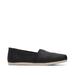 TOMS Women's Black Alpargata Leather Espadrille Shoes, Size 12