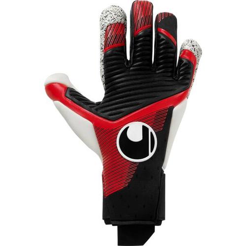 UHLSPORT Herren Handschuhe Powerline Supergrip+ Flex HN, Größe 8,5 in schwarz/rot/weiß