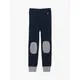 Polarn O. Pyret Kids' Merino Wool Contrast Knee Trousers, Blue/Grey