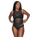 Plus Size Women's The Tank - Mesh by CUUP in Black (Size 2 / S)