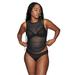 Plus Size Women's The Tank - Mesh by CUUP in Black (Size 1 / XS)