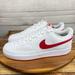 Nike Shoes | New Nike Court Vision Low White University Red Shoe Cd5463-102 Sneaker Size 12 | Color: Red/White | Size: 12