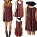 Free People Dresses | Free People Molly Sangria Dot Swing Dress, S | Color: Black/Red | Size: S