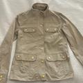 J. Crew Jackets & Coats | Jcrew Downtown Field Waxed Cotton Jacket Xs- Tan | Color: Cream | Size: Xs