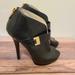 Michael Kors Shoes | Michael Kors Black Open Toe Heels Size 51/2 | Color: Black | Size: 5.5