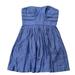 Jessica Simpson Dresses | Jessica Simpson Strapless Flax Blend Dress Size 12 | Color: Blue | Size: 12