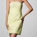 Lilly Pulitzer Dresses | Lilly Pulitzer Lime Green Gingham Strapless Dress | Color: Green/Pink | Size: 6