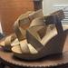 Jessica Simpson Shoes | Jessica Simpson Tan Nude Strappy Wedge Sandals! Joylett Style | Color: Tan | Size: 7.5