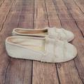 Michael Kors Shoes | Michael Michael Kors Womens Loafers Beige Size 10m Tibby Canvas Espadrille Flats | Color: Tan | Size: 10