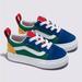 Vans Shoes | New Vans Toddler Old Skool Elastic Lace Yacht Club Colorful Shoes Size 4 | Color: Blue/Red | Size: 4bb