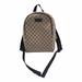Gucci Bags | Authentic Gucci Top Zip Backpack | Color: Tan | Size: Os