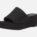 J. Crew Shoes | J. Crew Black Espadrille Slip On Slide Platform Sandal 8.5 | Color: Black | Size: 8.5