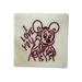 Disney Accents | Mickey Mouse Resin I Love You 6.5” Square. Disney. Engraved. | Color: Red/White | Size: Os