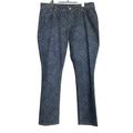 Ralph Lauren Jeans | Lauren Ralph Lauren Lrl Jeans Aztec Southwest Print Modern Skinny Size 14 | Color: Blue | Size: 14