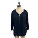 Michael Kors Tops | Michael Kors Navy Blue Long Sleeve Blouse Size S | Color: Blue | Size: S