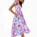 Lilly Pulitzer Dresses | Lilly Pulitzer Rivera Smocked Adjustable Strap Midi Dress In Make A Splash Print | Color: Blue/Pink | Size: M