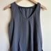 Madewell Tops | Madewell Dark Blue Tank Size Small | Color: Blue/Tan | Size: S