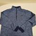 Under Armour Shirts | Men's Under Armour Coldgear 1/4 Zip Fleece Lined Pullover | Color: Blue | Size: L