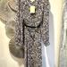 Michael Kors Dresses | Michael Kors Floral Dress With Belt. | Color: Black/White | Size: L