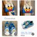 Disney Bags | Disney/Loungefly Donald’s Purse+Adidas Donald Disney6 Toddler+Visor | Color: Blue/White | Size: Disney/Loungefly+Toddler 6k Adidas Originals