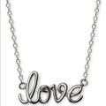 Giani Bernini Jewelry | Love Pendant Necklace | Color: Silver | Size: Os