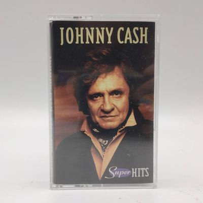 Columbia Media | Johnny Cash Super Hits Columbia Cassette Tape Untested | Color: Black | Size: Os