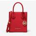 Michael Kors Bags | Michael Kors Mercer Pebbled Leather Cross-Body Bag Flame | Color: Red | Size: Os