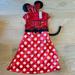 Disney Costumes | Minnie Mouse Girls Costume | Color: Red/White | Size: Girls 10-12