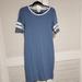 Lularoe Dresses | Julia Blue / White Varsity Stripe Bodycon Dress | Color: Blue/White | Size: S