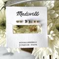 Madewell Jewelry | Madewellnew(3) Pairs Earringscz Posts, Satin Silver Balls, Gold Drop Studs | Color: Gold/Silver | Size: Os