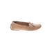 Clarks Flats: Loafers Platform Classic Tan Solid Shoes - Women's Size 8 1/2 - Almond Toe