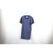 Madewell Dresses | Madewell Womens Size Medium Striped Short Sleeve Tina T-Shirt Dress Blue Cotton | Color: Blue | Size: M