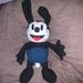 Disney Toys | Disney Parks Oswald Classic Cozy Knit Plush 11" Limited Release Crochet Rare | Color: Black/White | Size: Osg