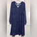 Lularoe Dresses | New Lularoe Emily Dress | Color: Black/Gray | Size: 3x
