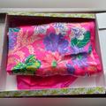 Lilly Pulitzer Accessories | Lilly Pulitzer Gwp Printed Silk Scarf Pink Isle Best Of Friends Gwp Sc | Color: Pink | Size: Os