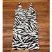 Michael Kors Dresses | Michael Kors Sleeveless Tank Dress Womens Sz 10 Zebra Print Black Cream Stretch | Color: Black/Cream | Size: 10
