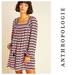 Anthropologie Dresses | Maeve By Anthropologie Pink Black Orange Adrienne Geo Tunic Dress With P | Color: Orange/Pink | Size: L