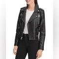 Levi's Jackets & Coats | Levi's Nwot Croc Leather Asymmetrical Moto Jacket, Black | Color: Black | Size: S