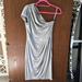 Michael Kors Dresses | Michael Kors Collection One Shoulder Silver Dress, S | Color: Gray/Silver | Size: S